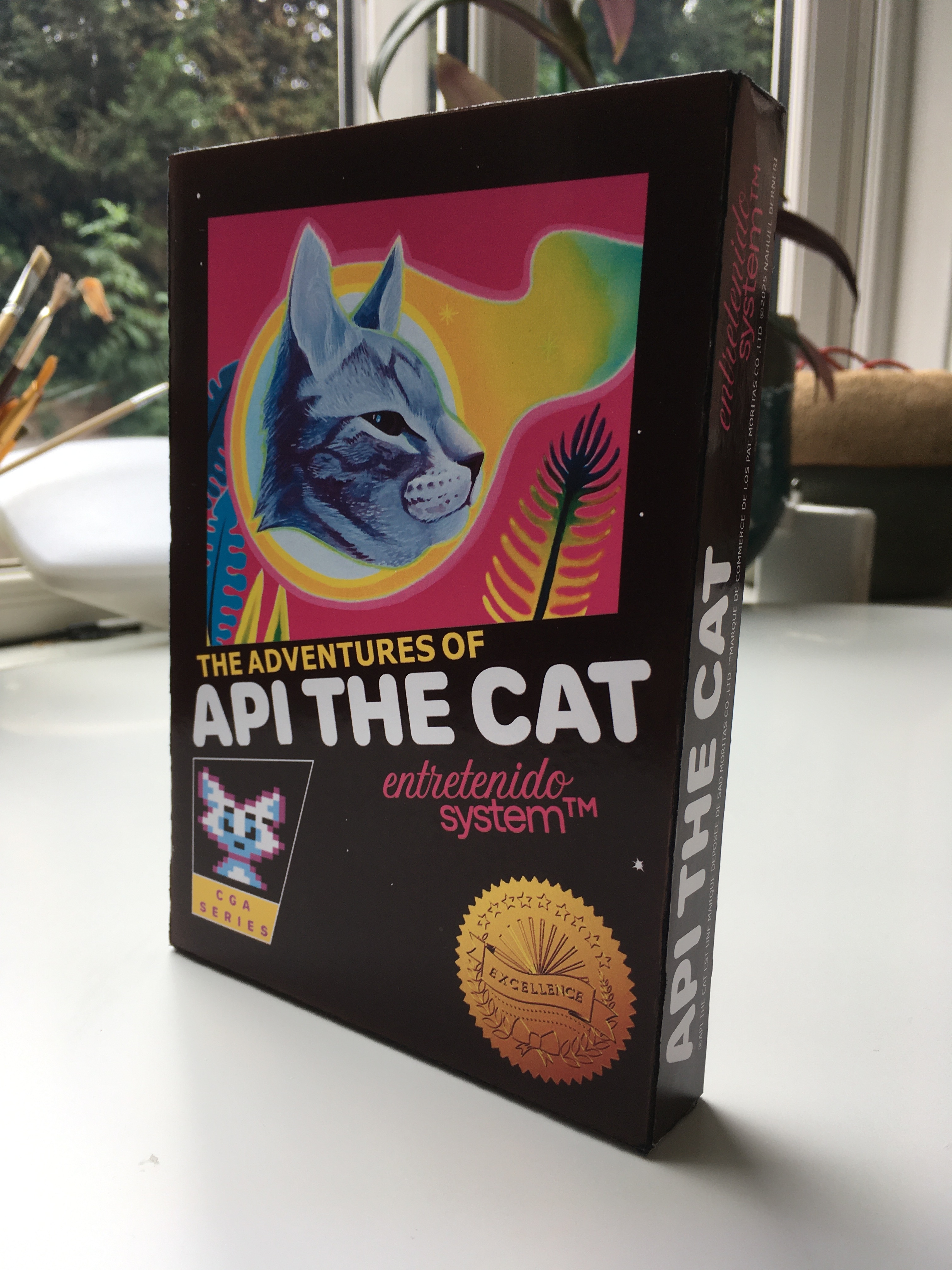 Api The Cat box front